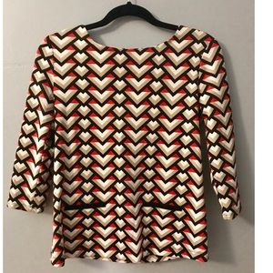 Jules & Leopold patterned blouse